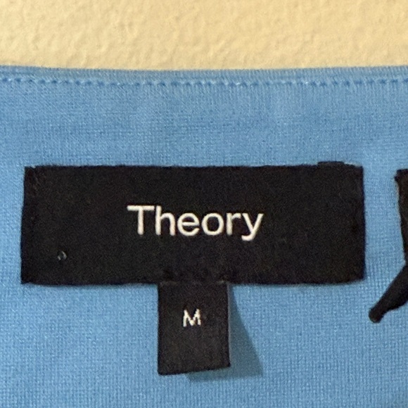 Theory mixed media combo poplin dress - M - Picture 4 of 6